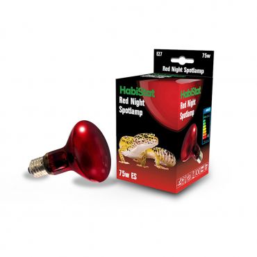 Goedkopen infrarood warmtelamp kopen? HabiStat Red Night Spotlamp, 75 Watt | HBR75 | 5027407014107